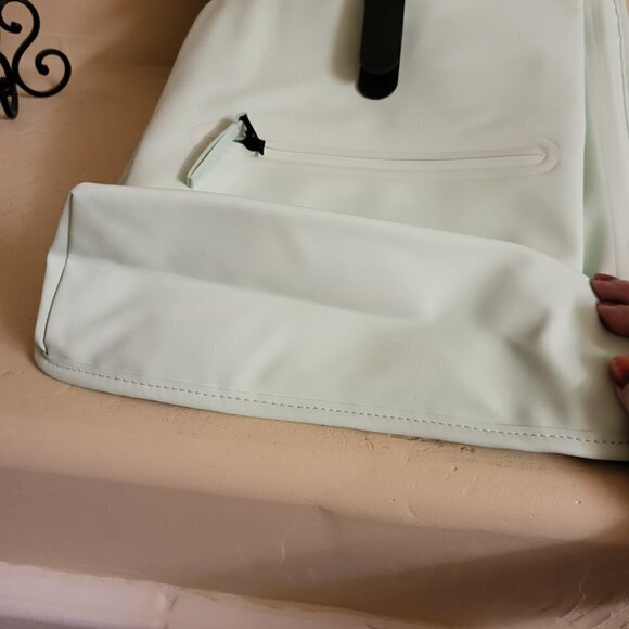 Rains rolltop rucksack backpack mineral color (Mint)  NWT - Picture 9 of 9